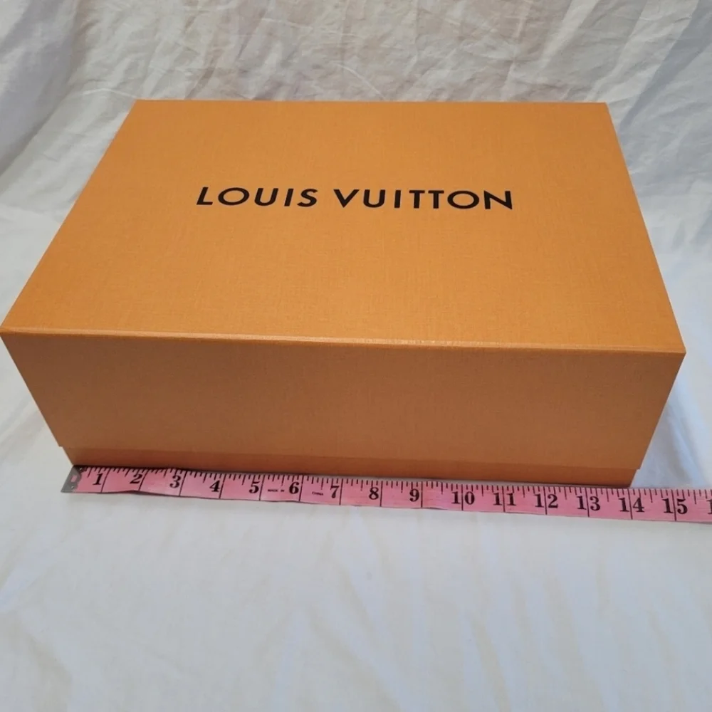 Louis Vuitton Magnetic Gift Box Decorative Storage Organizer Empty 14 x 10 x 4.7